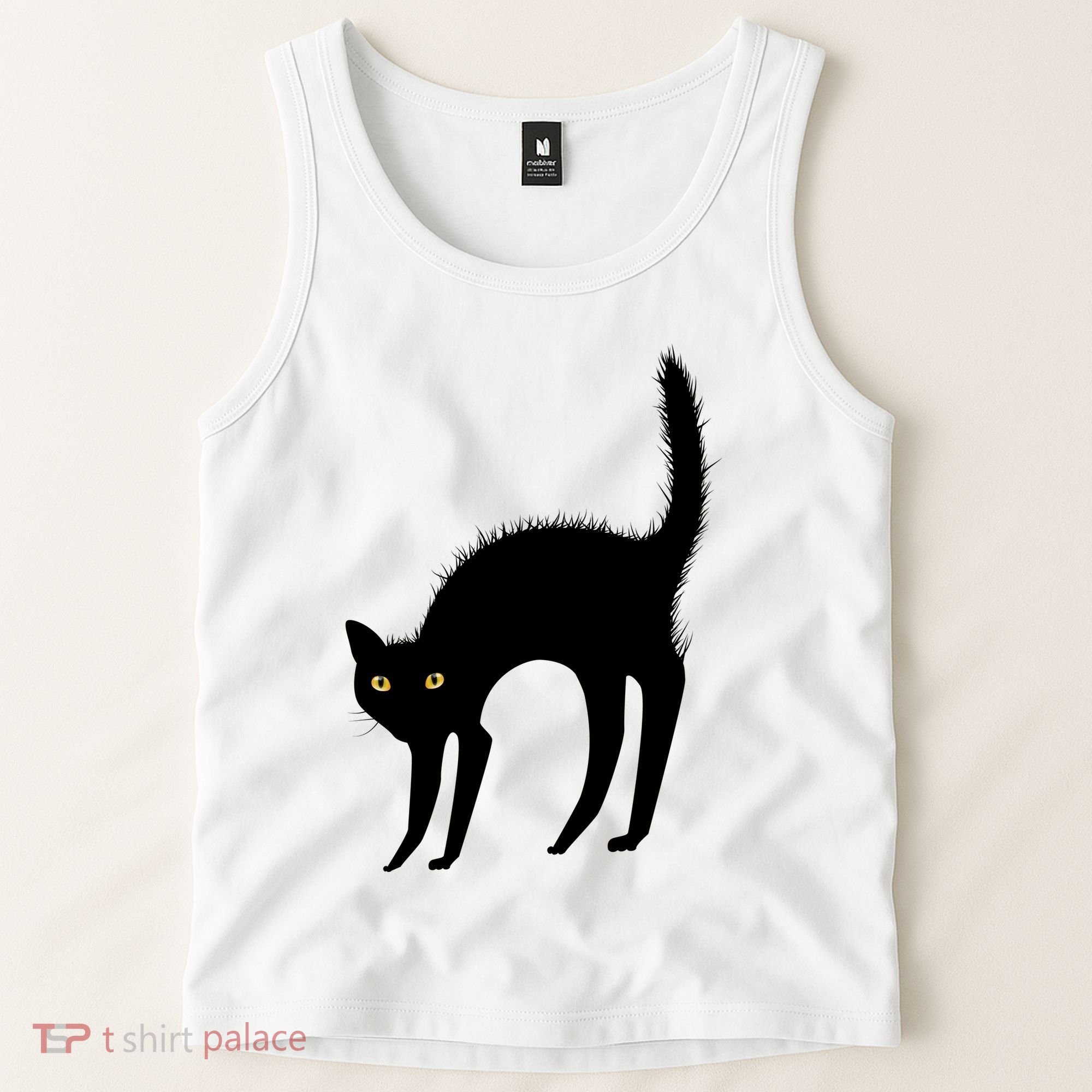 Black Cat Lover Gift Tank Top