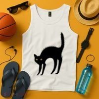 Black Cat Lover Gift Tank Top thumb 4