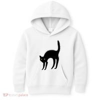 Black Cat Lover Gift Kids Hoodie thumb 0