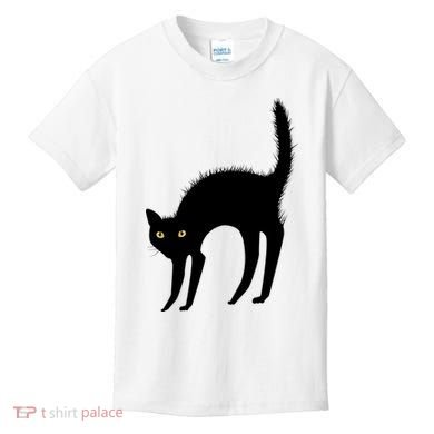 Black Cat Lover Gift Kids T-Shirt