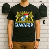 Bavaria Crest Lion Vintage German Oktoberfest T-Shirt thumb 6