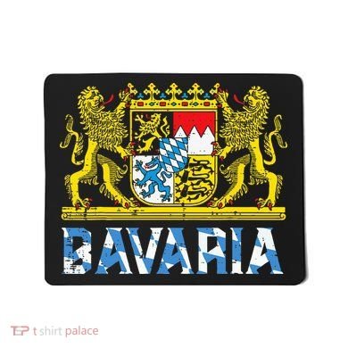 Bavaria Crest Lion Vintage German Oktoberfest Mousepad