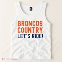 Broncos Country LetS Ride! Sports Team Fans Tank Top thumb 2