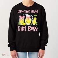 Bow Coquette Lemonade Stand Girl Boss Ceo Lemon Juice Summer Women's Sweatshirt thumb 0
