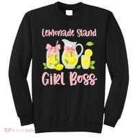 Bow Coquette Lemonade Stand Girl Boss Ceo Lemon Juice Summer Sweatshirt thumb 0