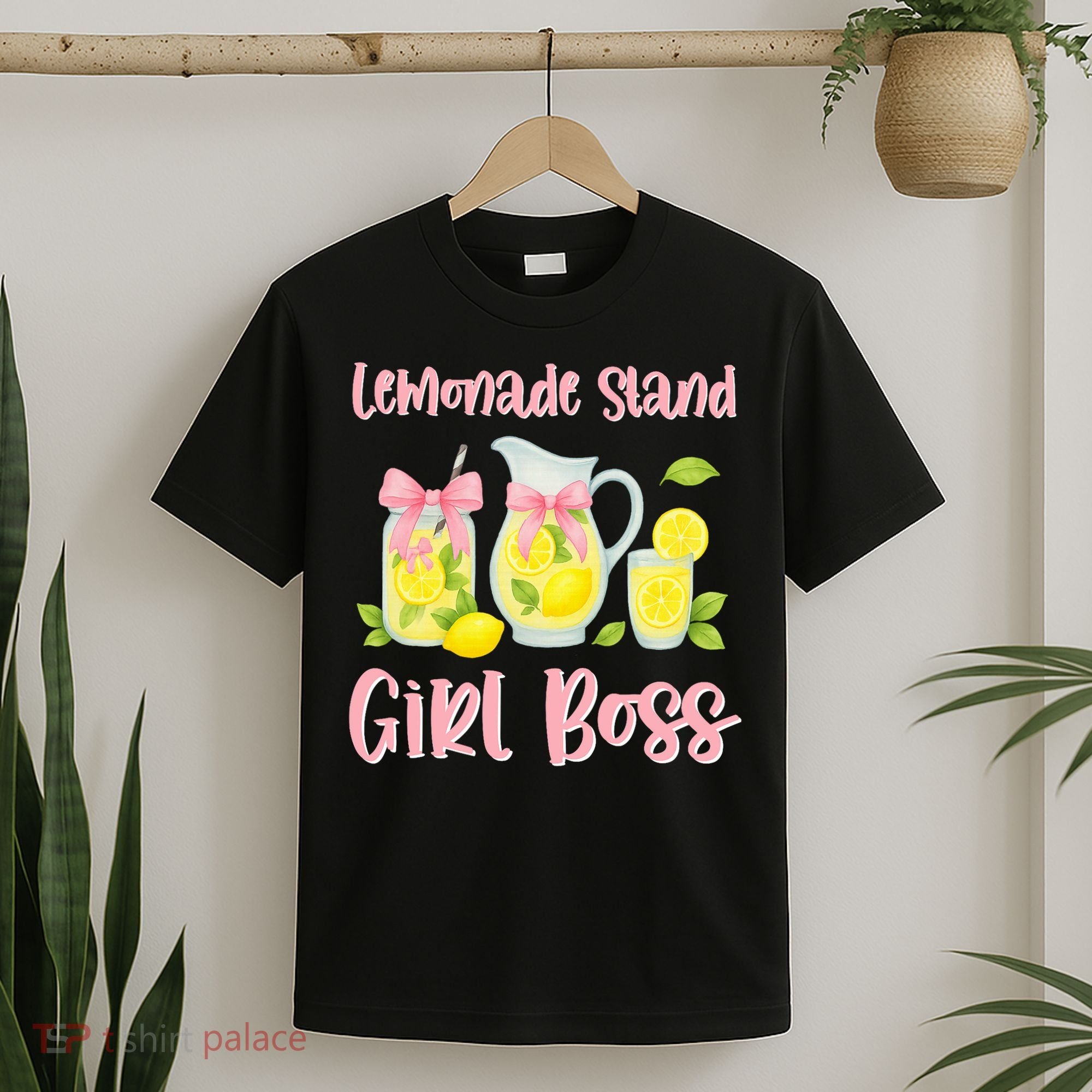 Bow Coquette Lemonade Stand Girl Boss Ceo Lemon Juice Summer T-Shirt