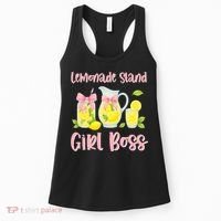 Bow Coquette Lemonade Stand Girl Boss Ceo Lemon Juice Summer Women's Tank Top thumb 0