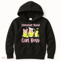 Bow Coquette Lemonade Stand Girl Boss Ceo Lemon Juice Summer Kids Hoodie thumb 0