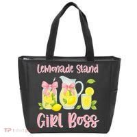 Bow Coquette Lemonade Stand Girl Boss Ceo Lemon Juice Summer Tote Bag thumb 0