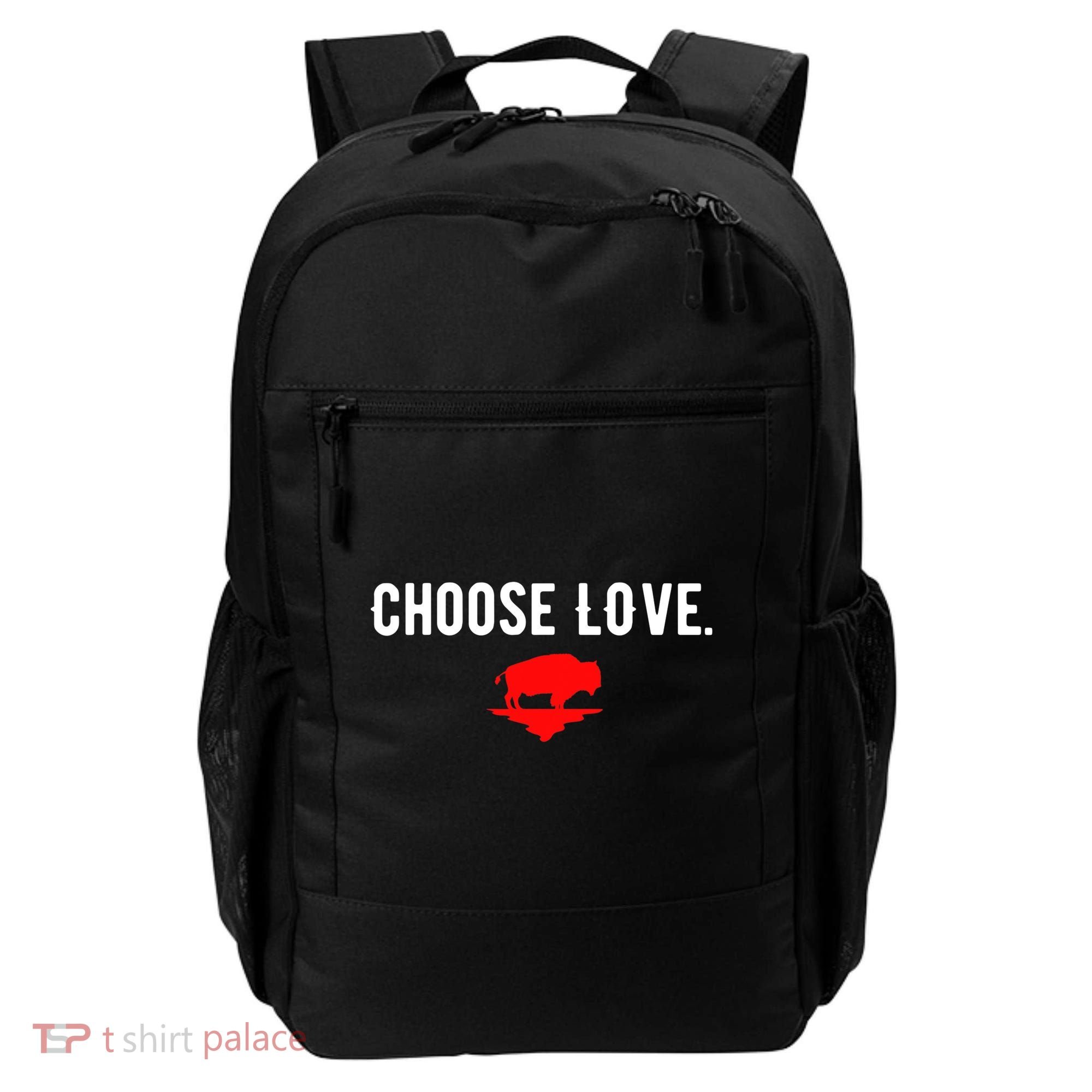 Buffalo Choose Love Choose Love Bills Backpack