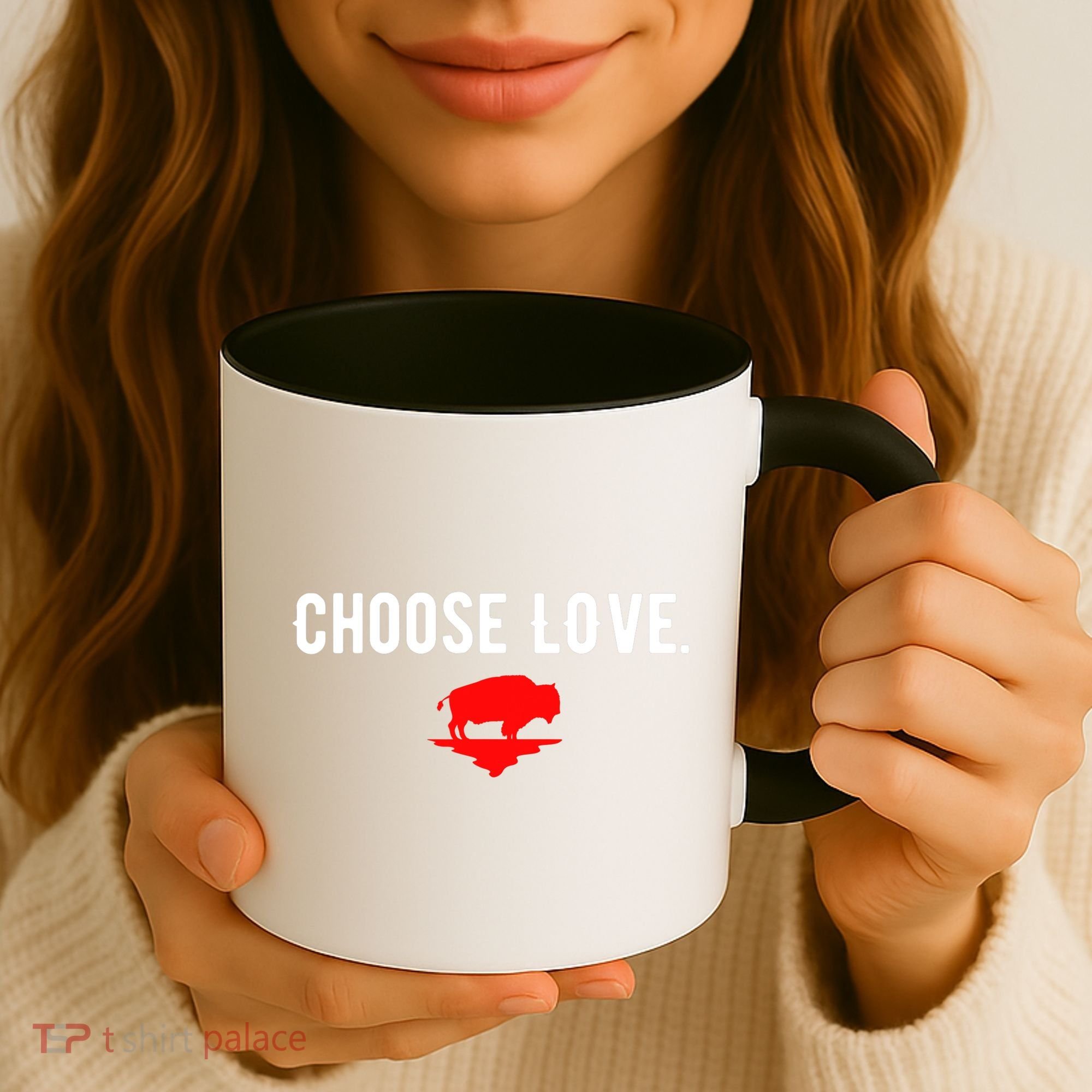 Buffalo Choose Love Choose Love Bills Coffee Mug