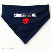 Buffalo Choose Love Choose Love Bills USA-Made Doggie Bandana thumb 0
