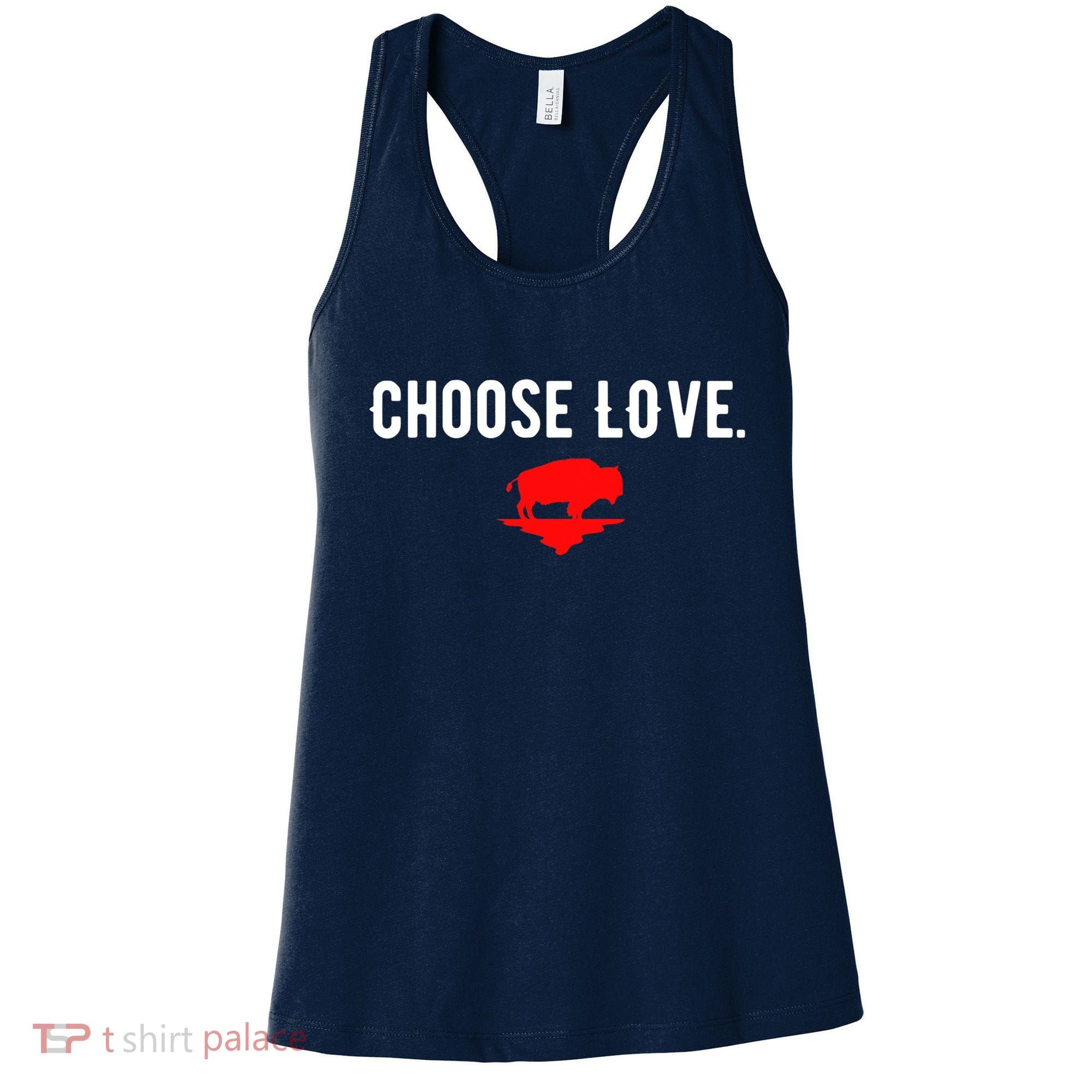 Buffalo Choose Love Choose Love Bills Women's Tank Top