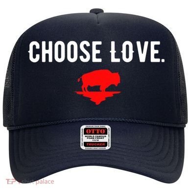 Buffalo Choose Love Choose Love Bills Hat