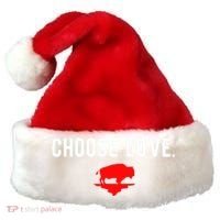 Buffalo Choose Love Choose Love Bills Santa Hat thumb 0