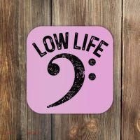 Bass Clef Low Life Music Marching Band Low Brass Bass Note Coaster thumb 0