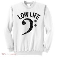 Bass Clef Low Life Music Marching Band Low Brass Bass Note Sweatshirt thumb 0
