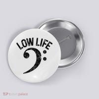 Bass Clef Low Life Music Marching Band Low Brass Bass Note Button thumb 0