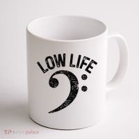 Bass Clef Low Life Music Marching Band Low Brass Bass Note Coffee Mug thumb 1