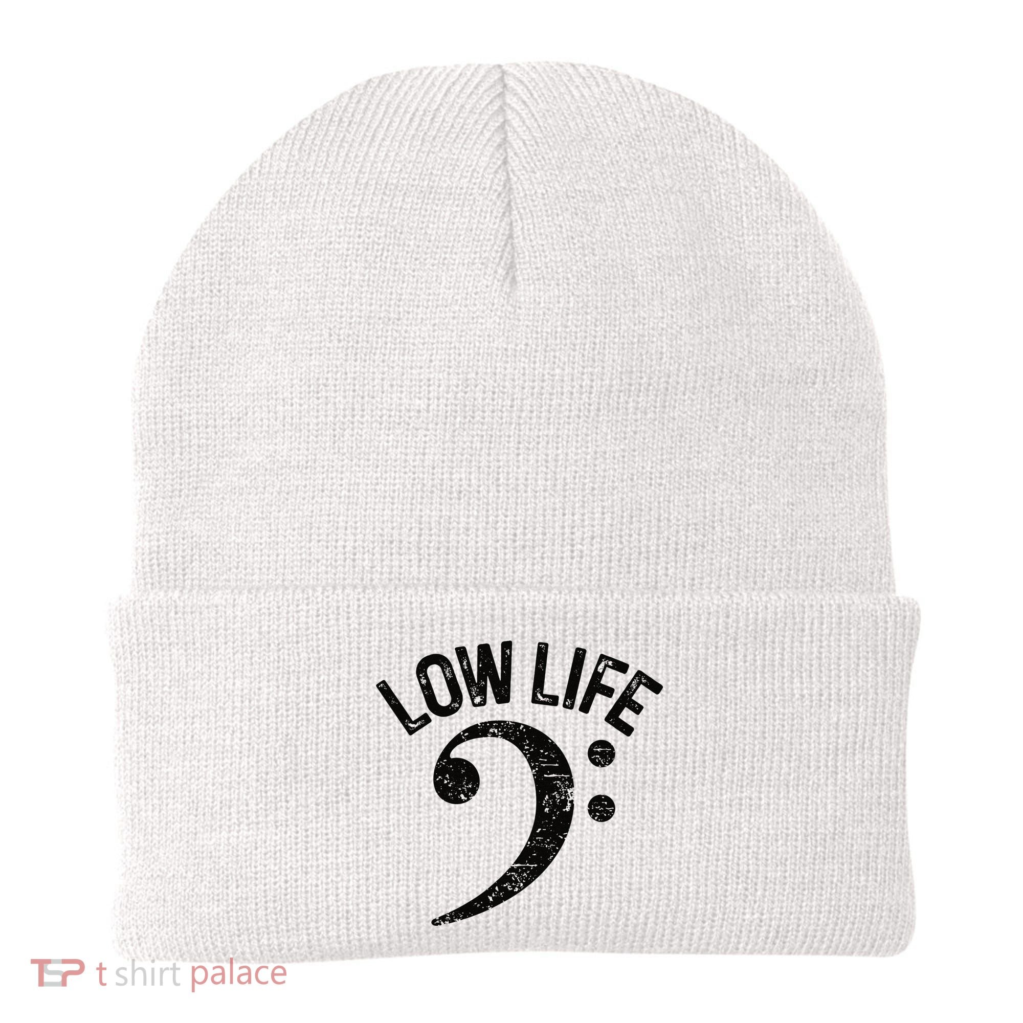 Bass Clef Low Life Music Marching Band Low Brass Bass Note Beanie