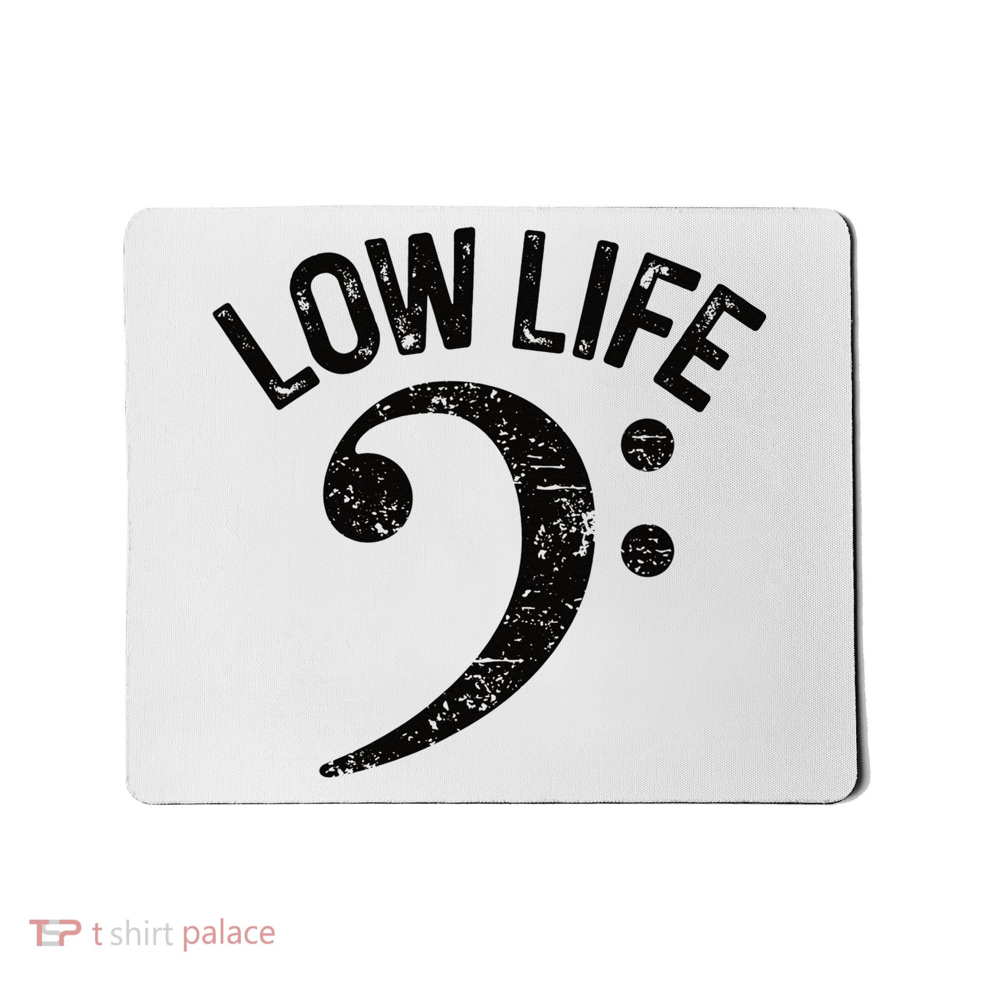 Bass Clef Low Life Music Marching Band Low Brass Bass Note Mousepad