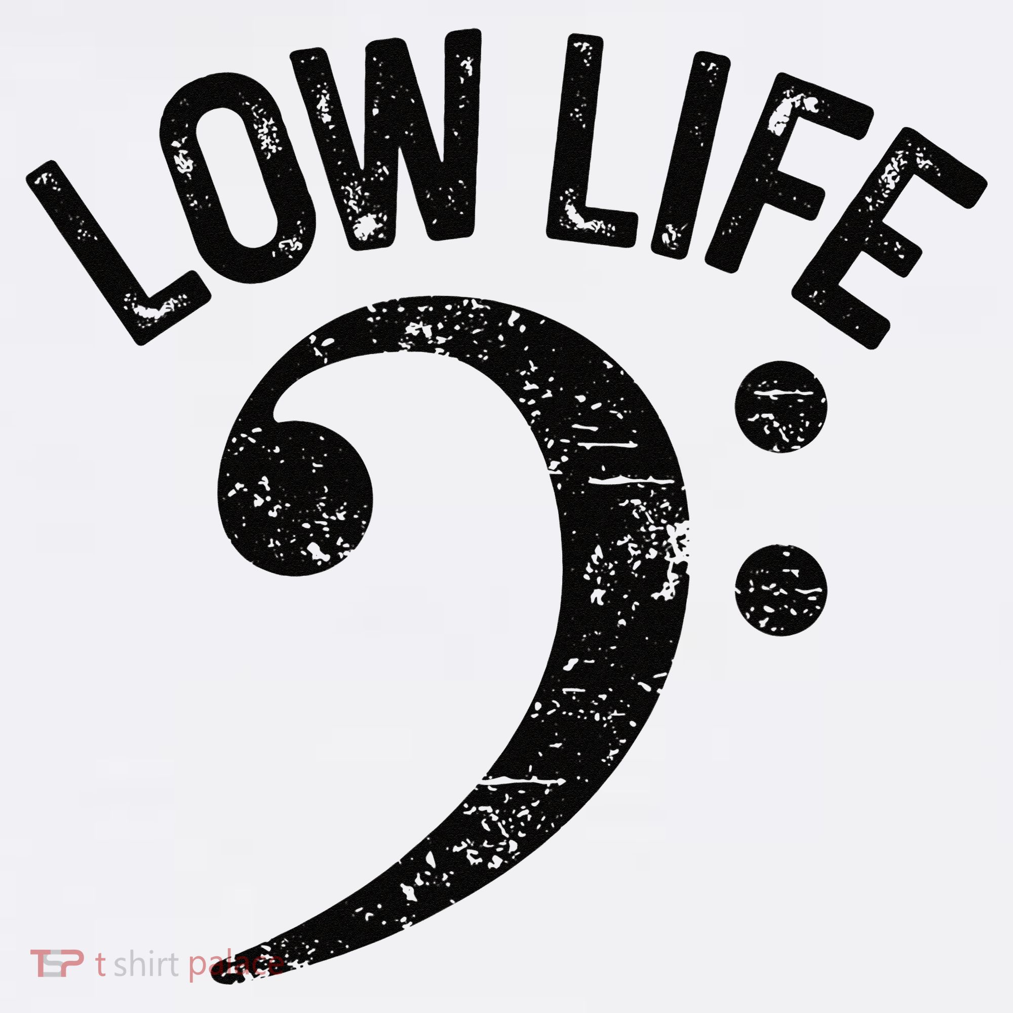 Bass Clef Low Life Music Marching Band Low Brass Bass Note Women's Tank Top