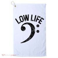 Bass Clef Low Life Music Marching Band Low Brass Bass Note Golf Towel thumb 0