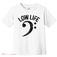Bass Clef Low Life Music Marching Band Low Brass Bass Note Toddler T-Shirt thumb 0
