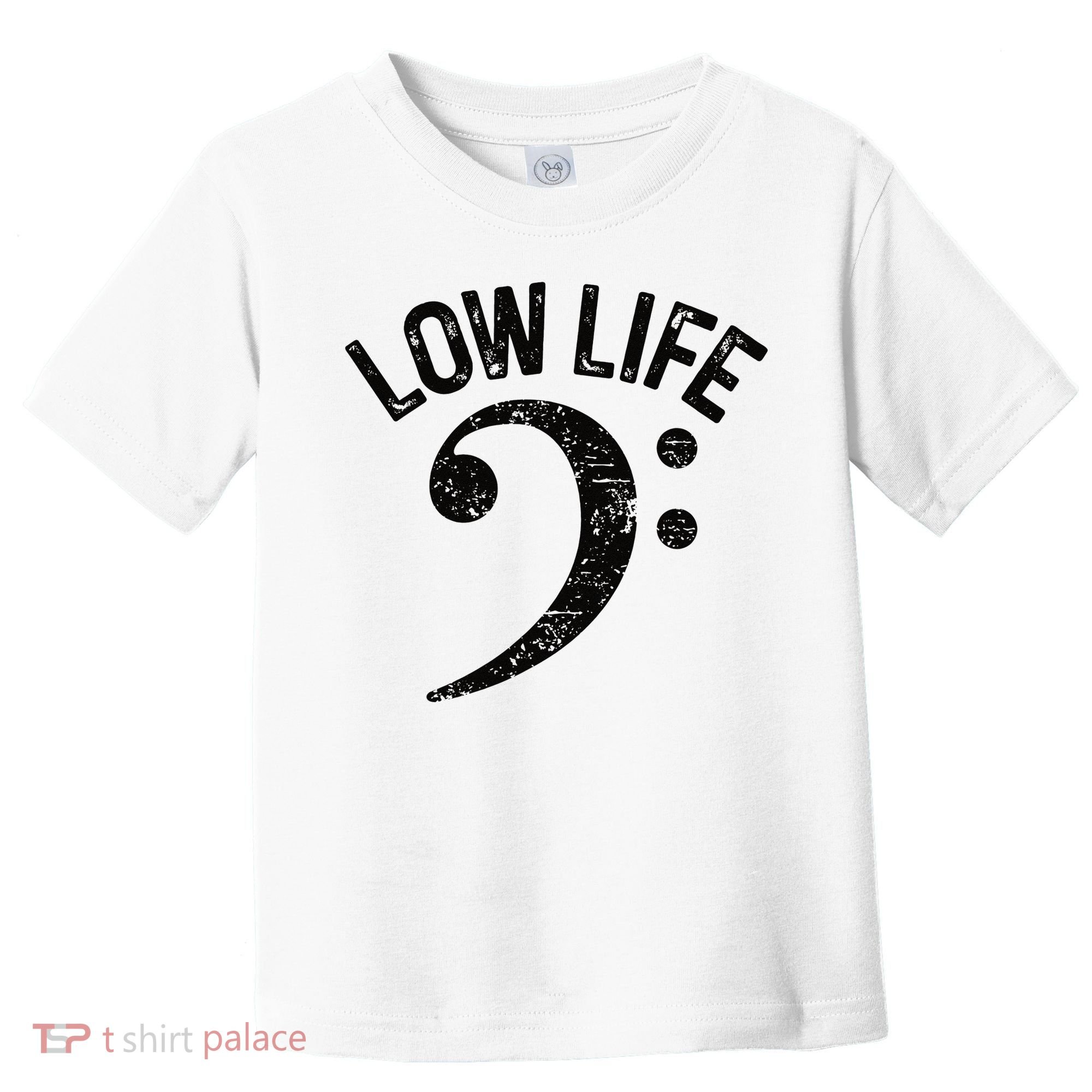 Bass Clef Low Life Music Marching Band Low Brass Bass Note Toddler T-Shirt