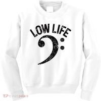 Bass Clef Low Life Music Marching Band Low Brass Bass Note Kids Sweatshirt thumb 0
