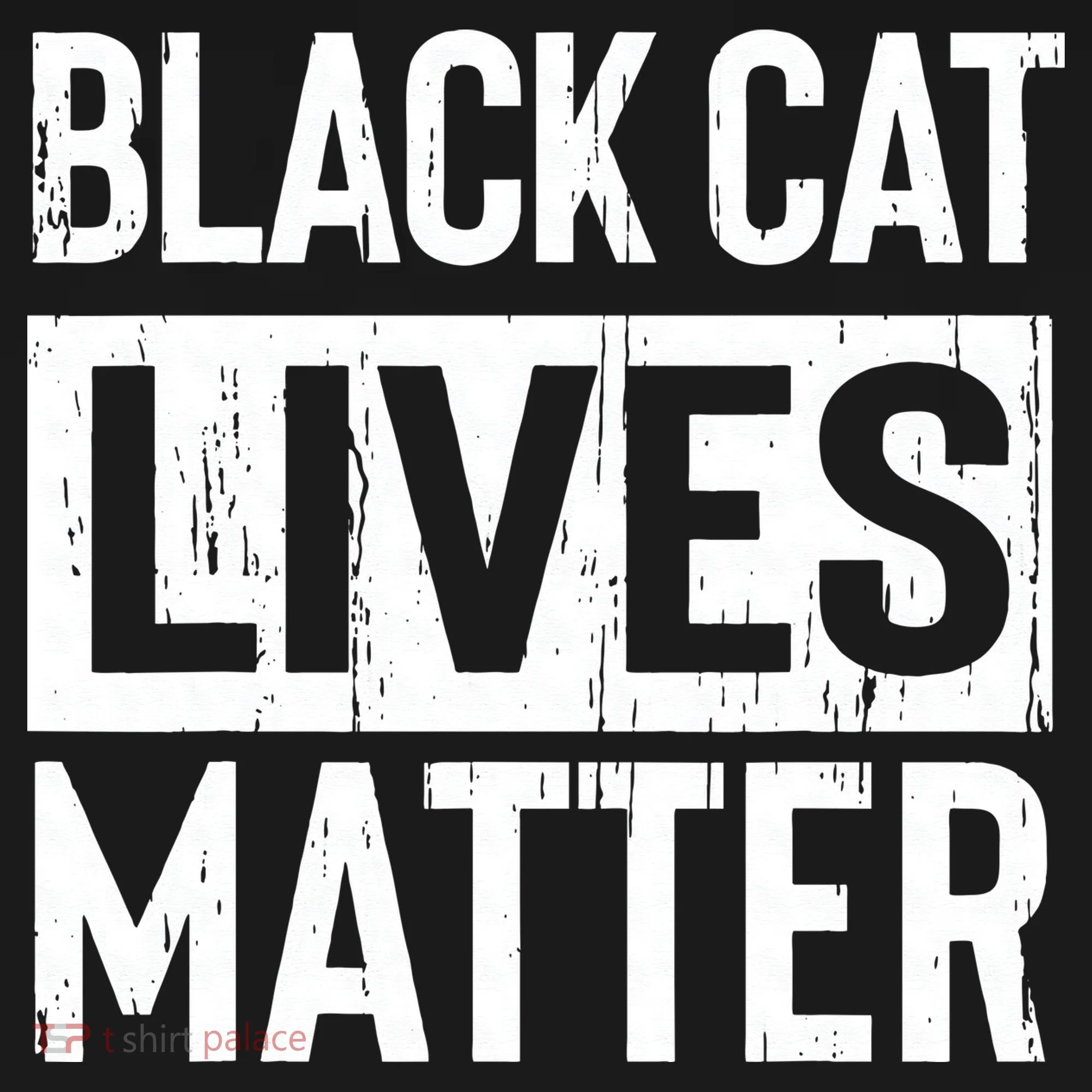 Black Cat Lives Matter Funny Gift Doggie Tank