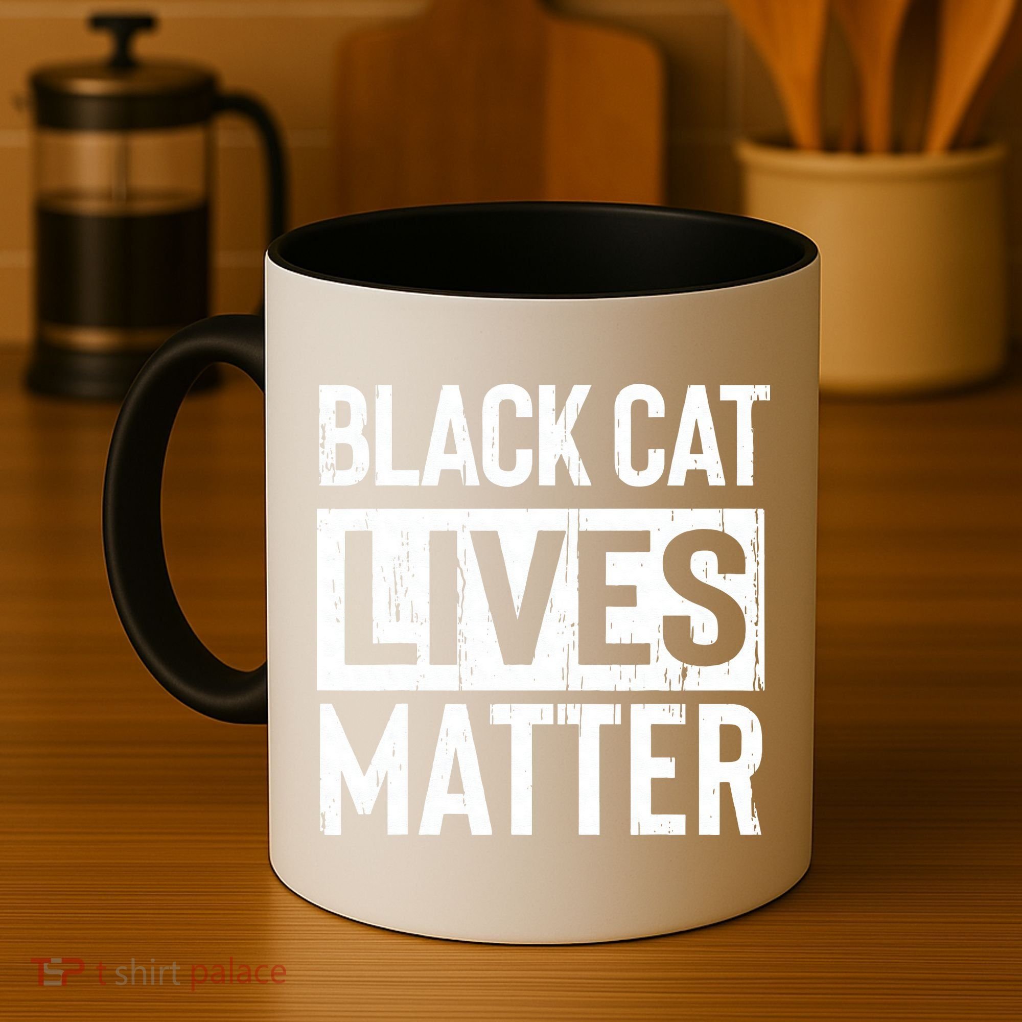 Black Cat Lives Matter Funny Gift Coffee Mug