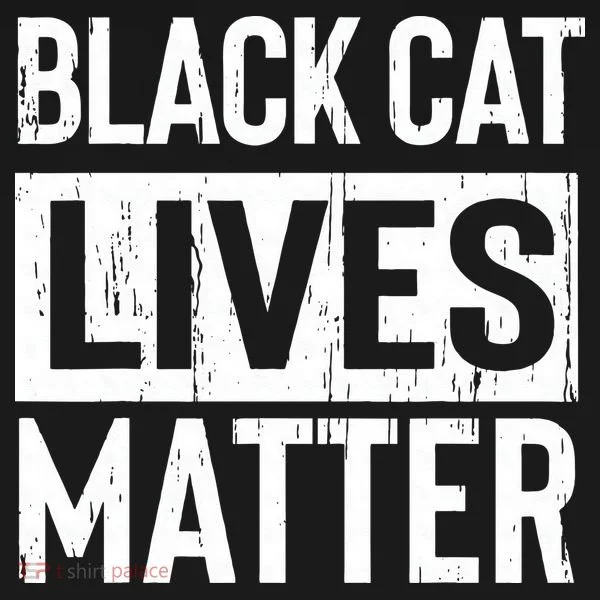 Black Cat Lives Matter Funny Gift Women's Hoodie