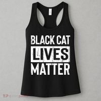 Black Cat Lives Matter Funny Gift Women's Tank Top thumb 3