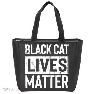 Black Cat Lives Matter Funny Gift Tote Bag