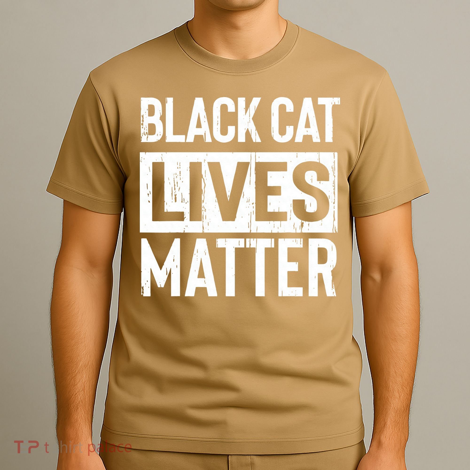 Black Cat Lives Matter Funny Gift T-Shirt