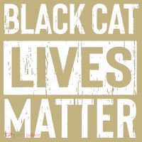 Black Cat Lives Matter Funny Gift Mousepad thumb 1