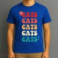 Best Cat Mom Ever Vintage Retro Cat Mommy Cat Mother T-Shirt thumb 3
