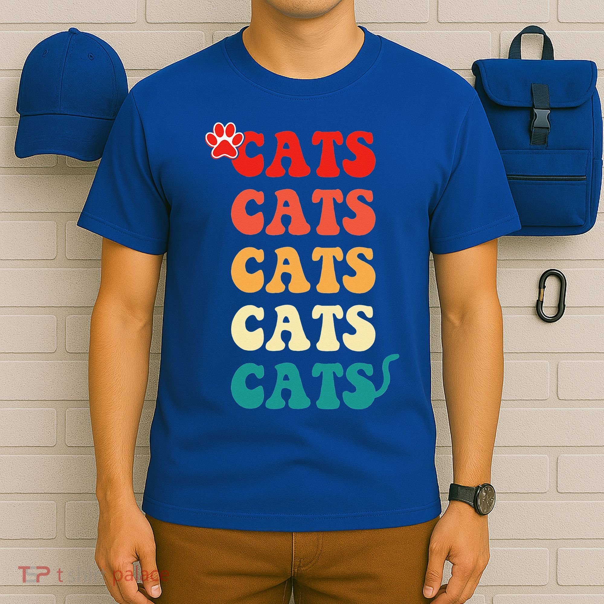 Best Cat Mom Ever Vintage Retro Cat Mommy Cat Mother T-Shirt