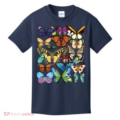 Butterfly Collection Monarch Butterfly Lover Butterflies Kids T-Shirt
