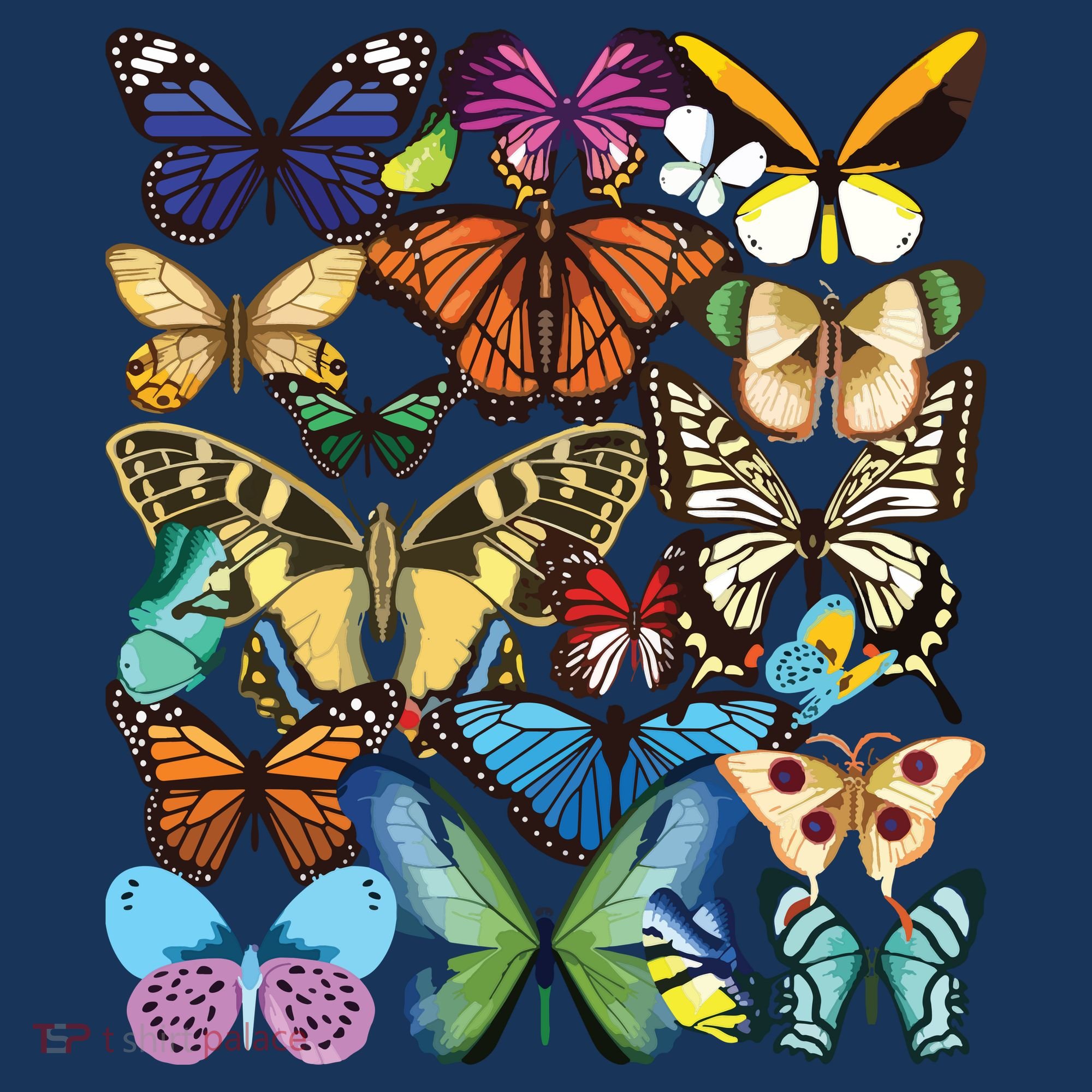 Butterfly Collection Monarch Butterfly Lover Butterflies Tote Bag