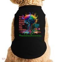 Broken Crayons Mental Health Doggie Tank thumb 0