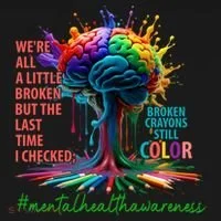 Broken Crayons Mental Health Bucket Hat thumb 4