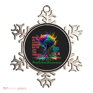 Broken Crayons Mental Health Ornament