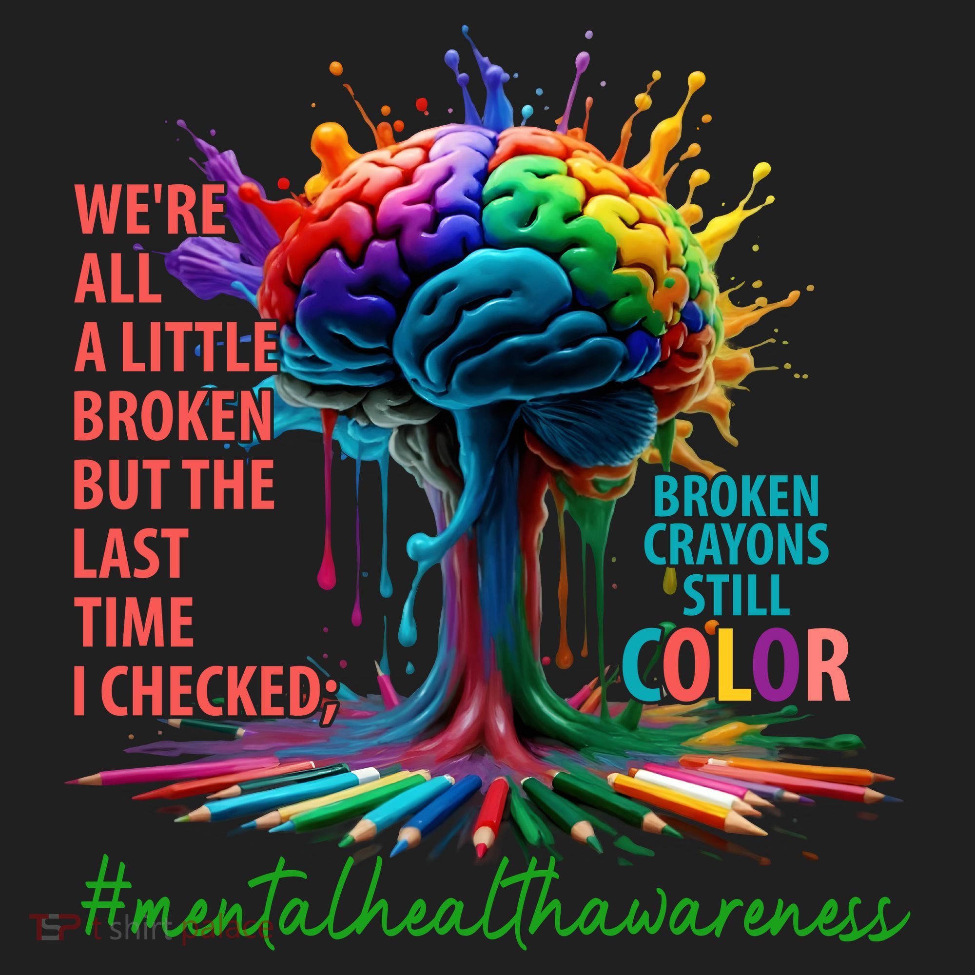Broken Crayons Mental Health Hat