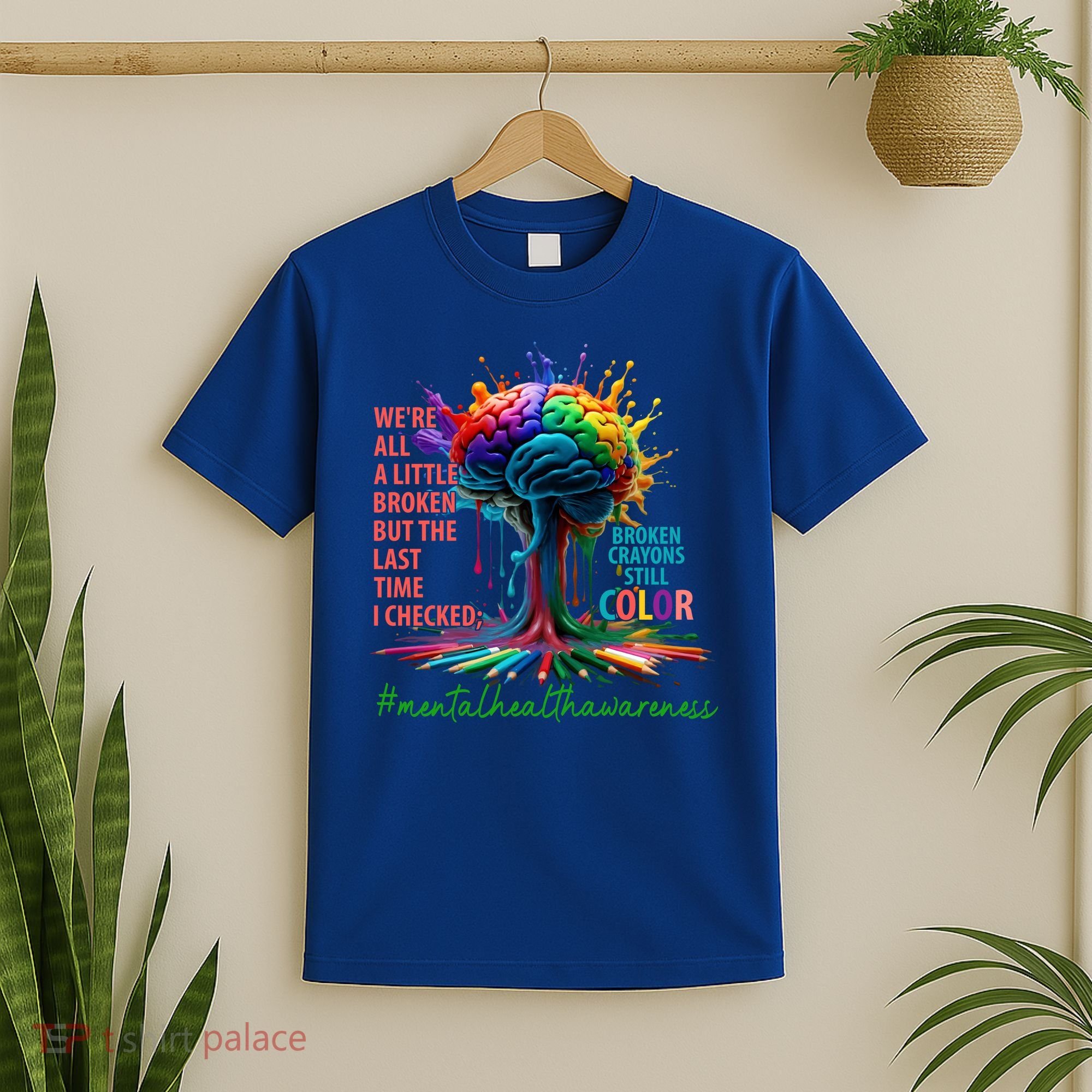 Broken Crayons Mental Health T-Shirt