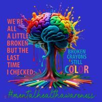 Broken Crayons Mental Health Visor thumb 3