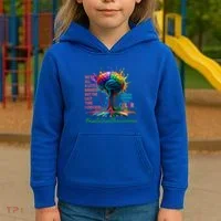 Broken Crayons Mental Health Kids Hoodie thumb 3