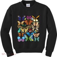 Butterfly Collection Monarch Butterfly Lover Butterflies Kids Sweatshirt thumb 0