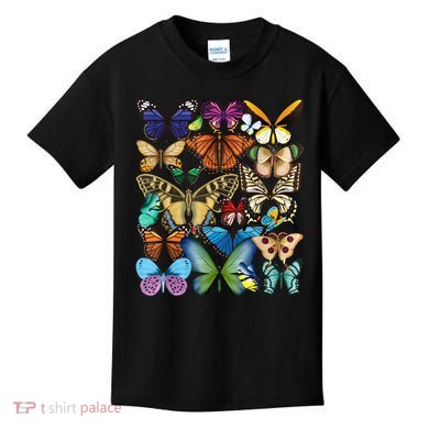 Butterfly Collection Monarch Butterfly Lover Butterflies Kids T-Shirt